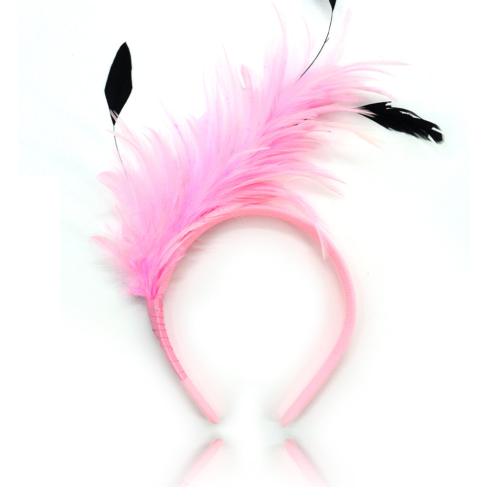 1PC Women's Fascinator Feather Tea Party Hat Hair Clip Pin Brooch Corsage Bridal Hairband Derby Hat Cocktail Wedding