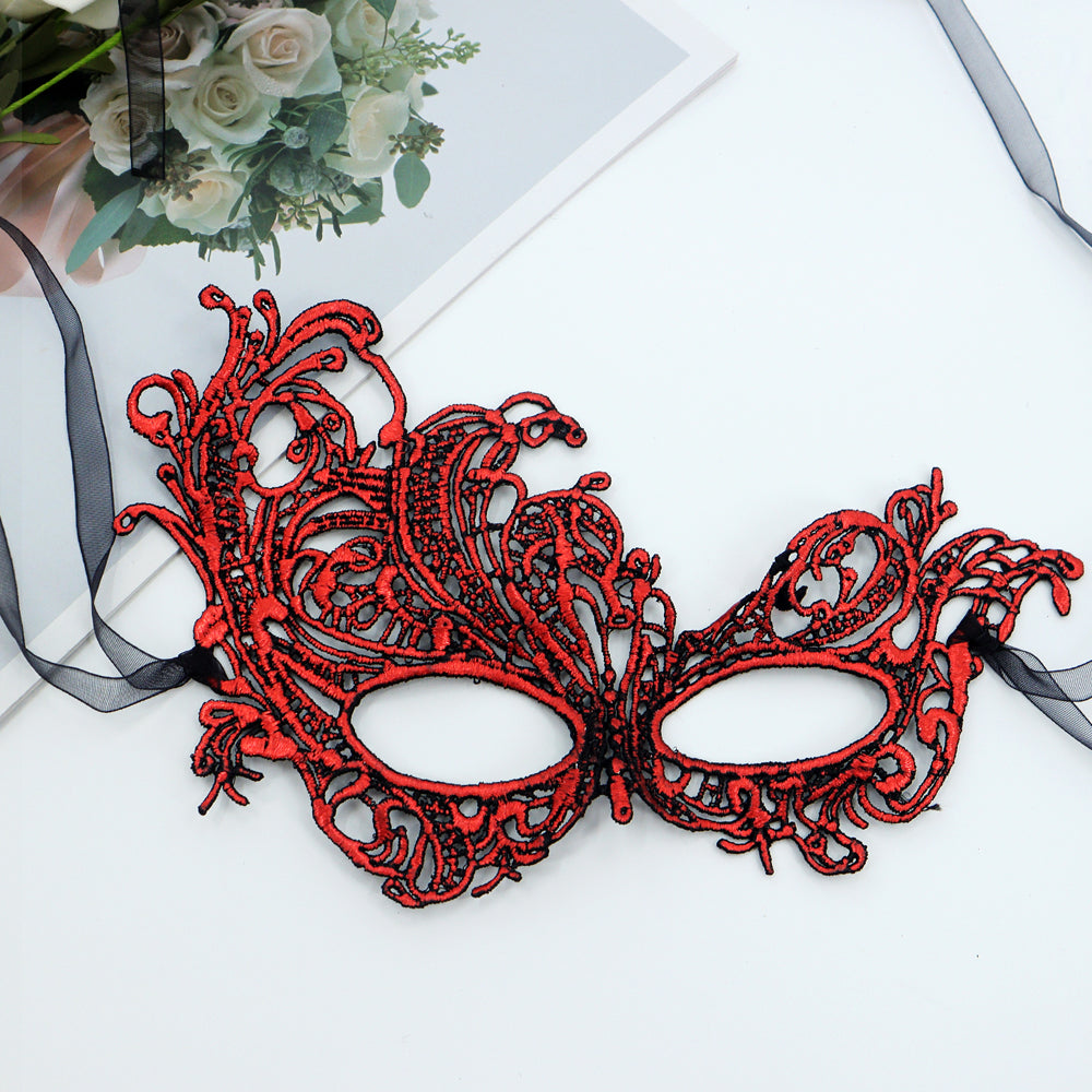 1PC Shaped Double Ribbon Phoenix Lace Mask Masquerade Mask Dance Mask Party Mask Costume Party Mask Band Mask Prom Mask Halloween Mask