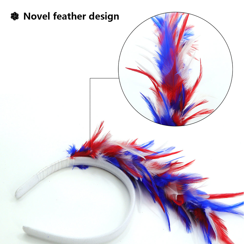 1PC Women's Fascinator Feather Tea Party Hat Hair Clip Pin Brooch Corsage Bridal Hairband Derby Hat Cocktail Wedding