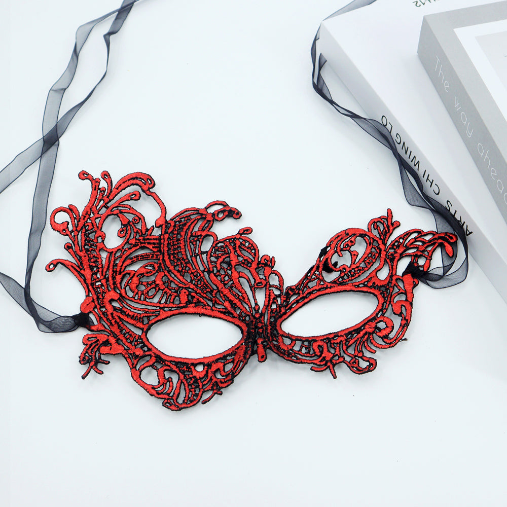 1PC Shaped Double Ribbon Phoenix Lace Mask Masquerade Mask Dance Mask Party Mask Costume Party Mask Band Mask Prom Mask Halloween Mask