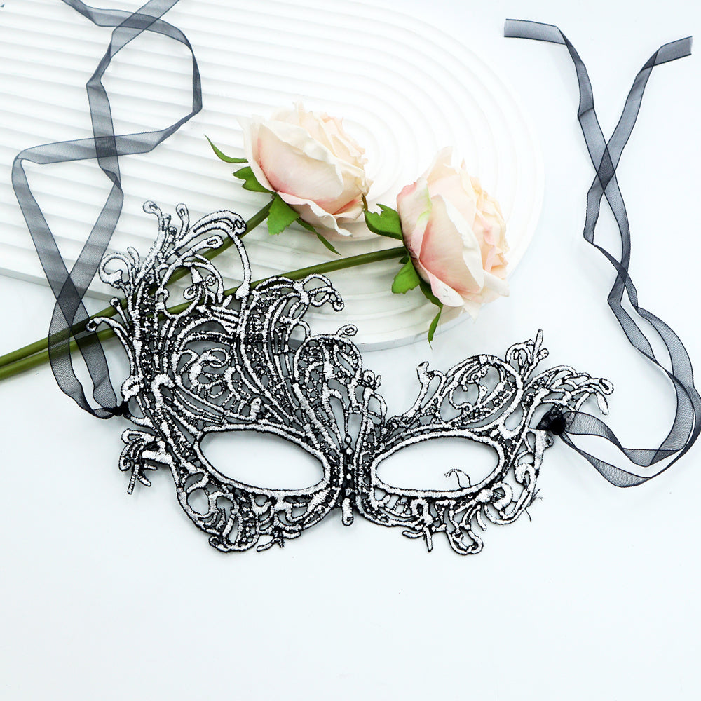 1PC Shaped Double Ribbon Phoenix Lace Mask Masquerade Mask Dance Mask Party Mask Costume Party Mask Band Mask Prom Mask Halloween Mask