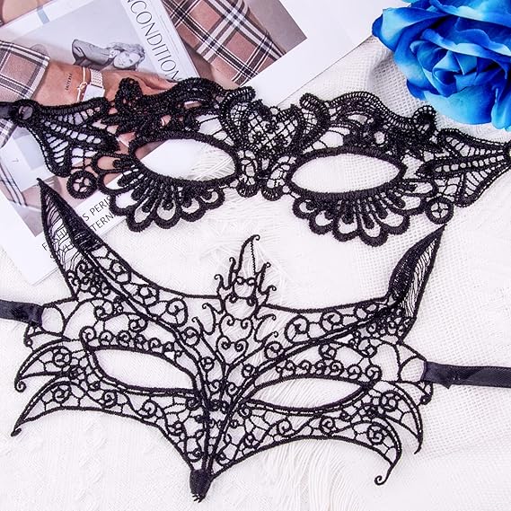 SIQUK 20-piece lace masquerade mask Venezia mask for women