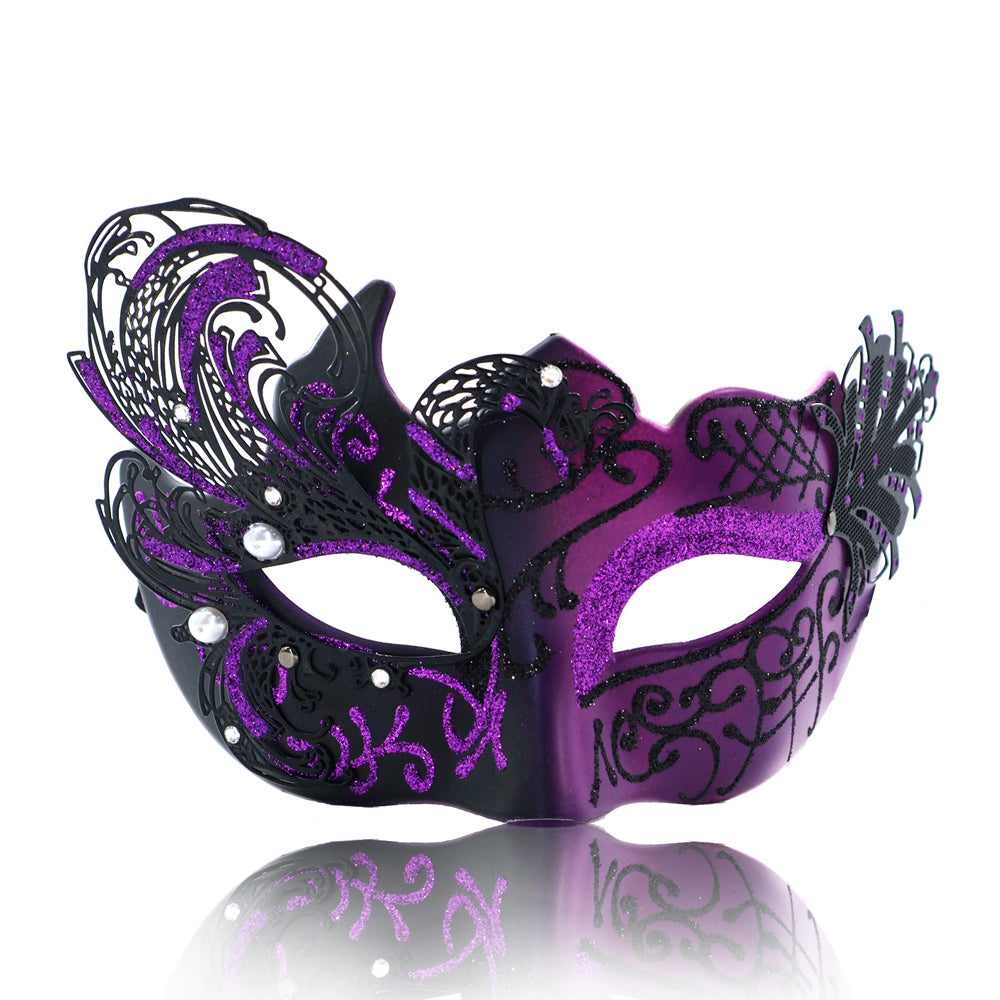 1PC Mysterious Venetian Butterfly Lady Masquerade Halloween Party Mask Evening Prom Ball Mask Bar Costumes Accessory