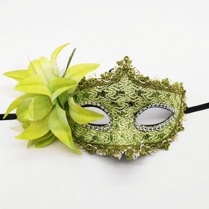 Chivao 1 Pieces Masquerade Mask Women Venetian Ball Prom Masks Half Vintage Masks for Mardi Gras Carnival Fancy Dress Party