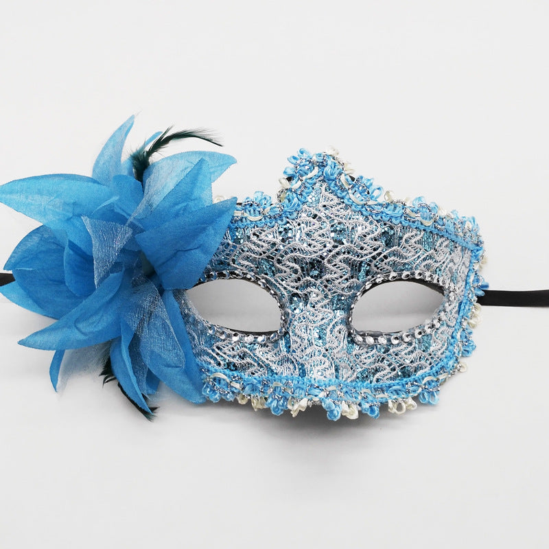 Chivao 1 Pieces Masquerade Mask Women Venetian Ball Prom Masks Half Vintage Masks for Mardi Gras Carnival Fancy Dress Party